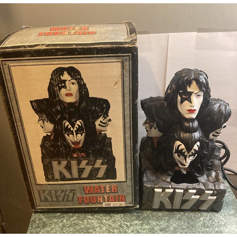 KISS Water Fountain in Box Gene, Paul, Ace & Peter Spencer Gifts 2000